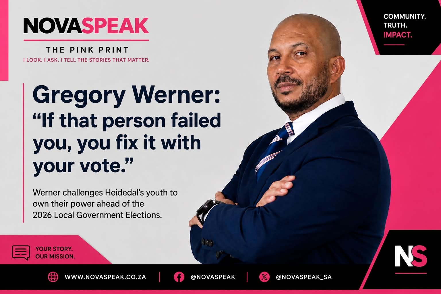 “If that person failed you, you fix it with your vote”: Werner challenges Heidedal’s youth